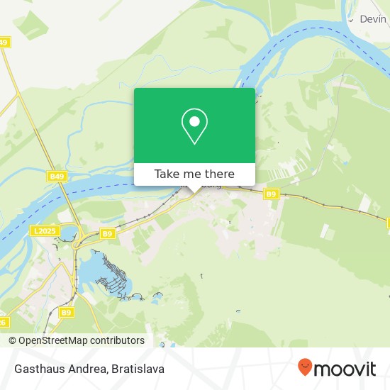 Gasthaus Andrea map