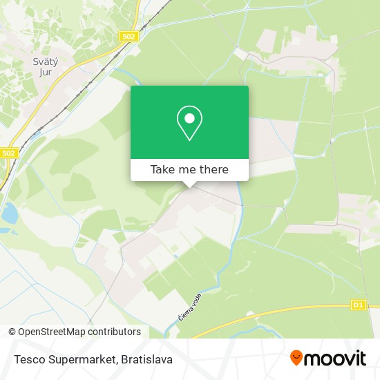 Tesco Supermarket map