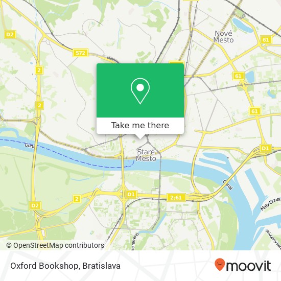 Oxford Bookshop map