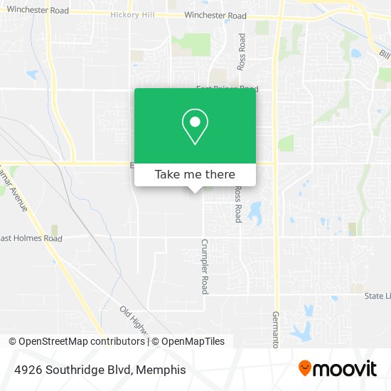 4926 Southridge Blvd map