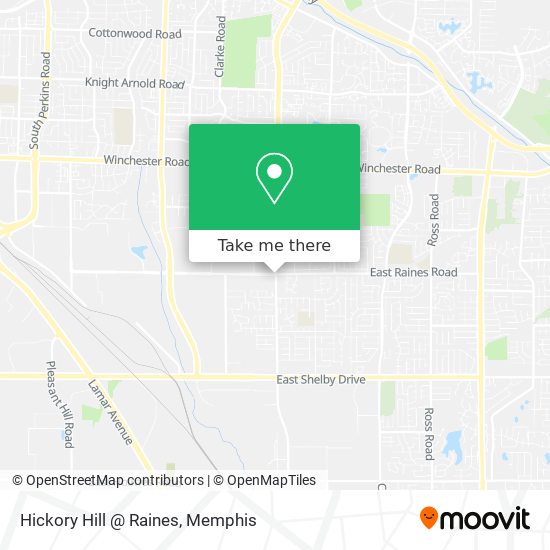 Mapa de Hickory Hill @ Raines