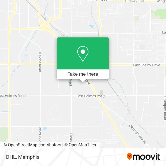 DHL map