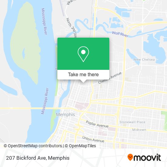 Mapa de 207 Bickford Ave