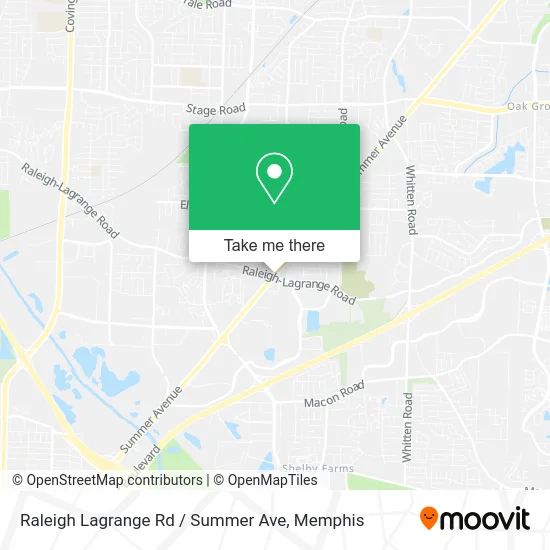 Raleigh Lagrange Rd / Summer Ave map