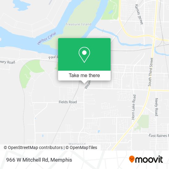 Mapa de 966 W Mitchell Rd