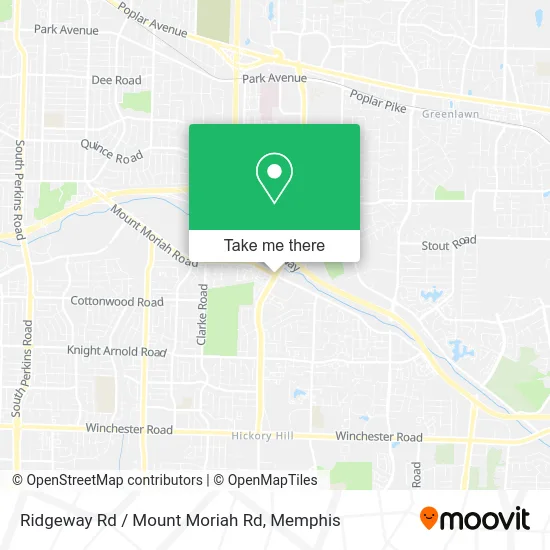 Ridgeway Rd / Mount Moriah Rd map