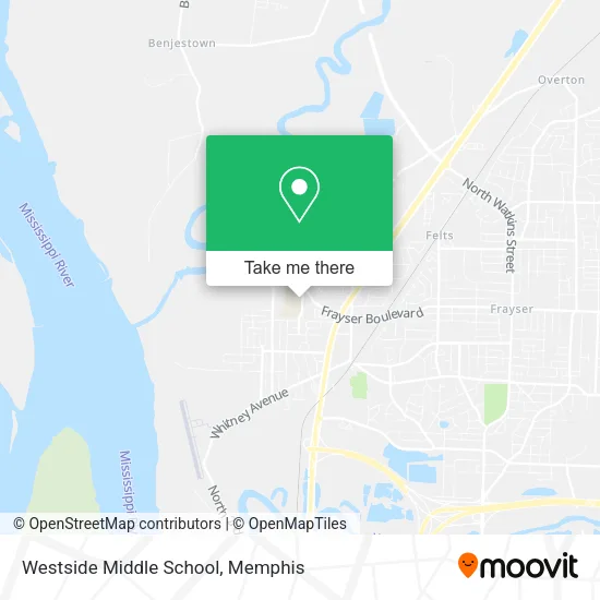 Westside Middle School map