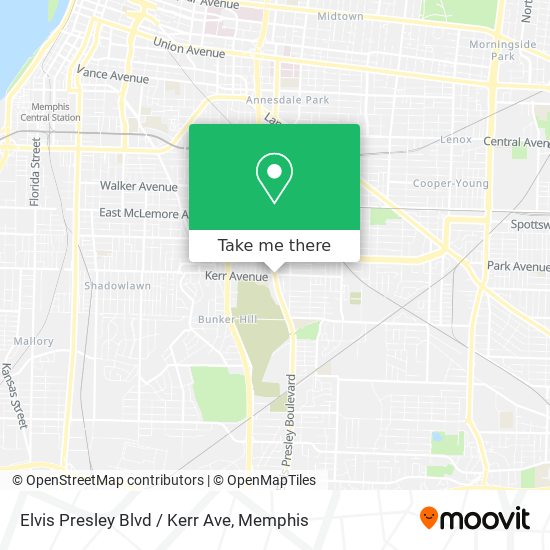 Elvis Presley Blvd / Kerr Ave map