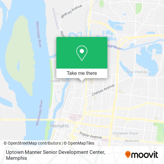Uptown Manner Senior Development Center map