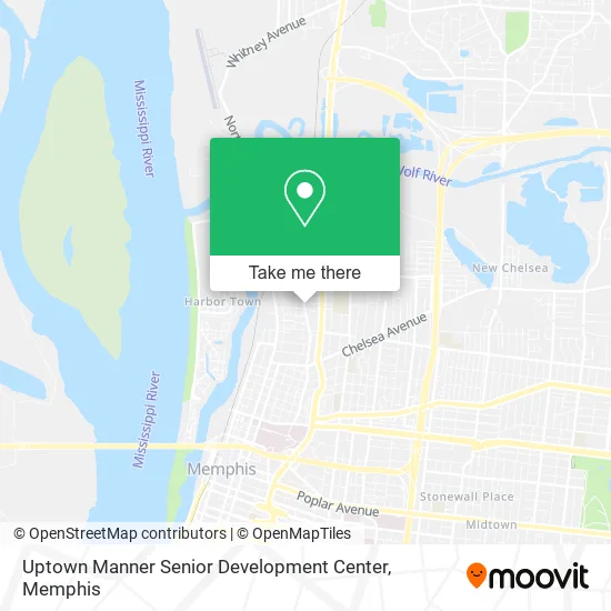 Mapa de Uptown Manner Senior Development Center