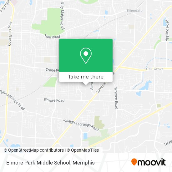 Mapa de Elmore Park Middle School