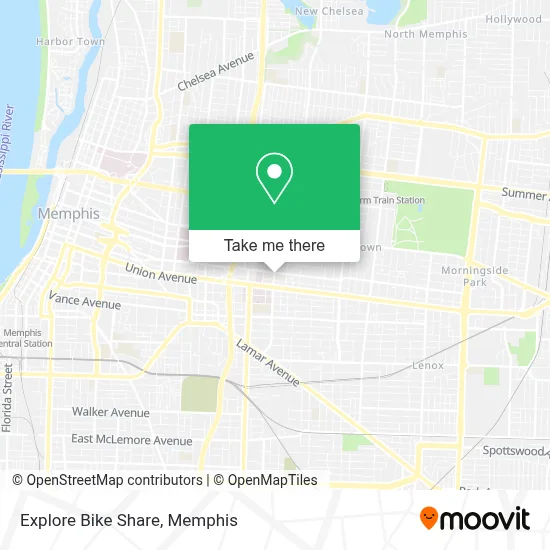 Explore Bike Share map