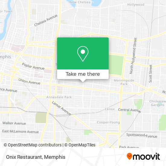 Mapa de Onix Restaurant