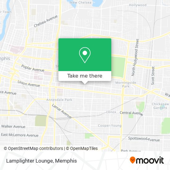 Lamplighter Lounge map