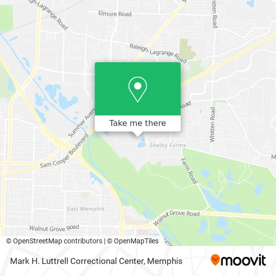 Mark H. Luttrell Correctional Center map