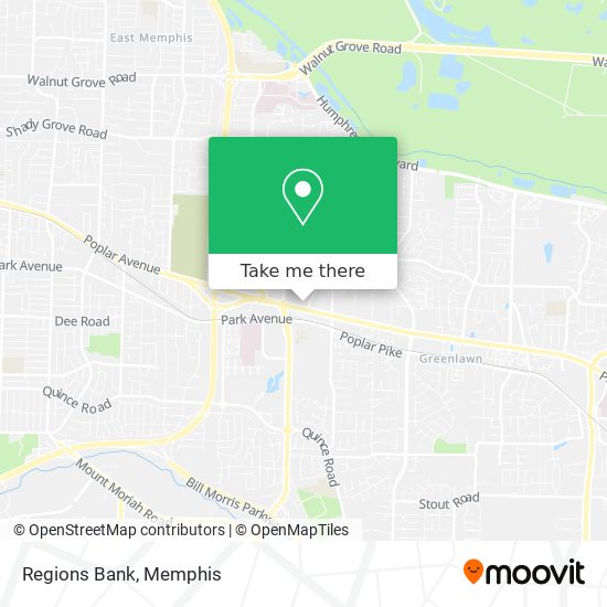 Mapa de Regions Bank