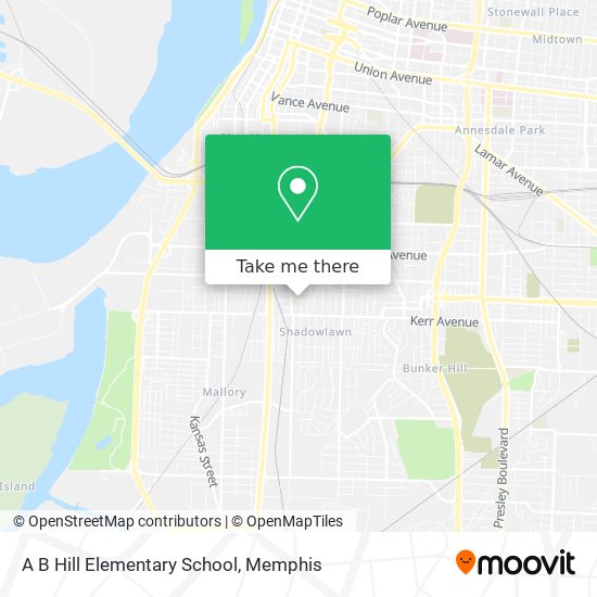 Mapa de A B Hill Elementary School