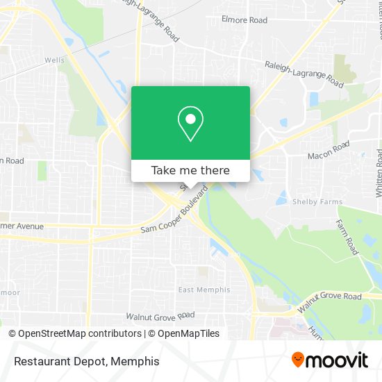 How to get to Restaurant Depot in Memphis by Bus?