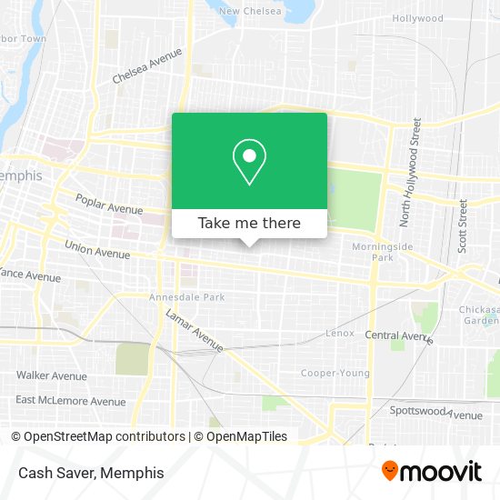 Cash Saver map