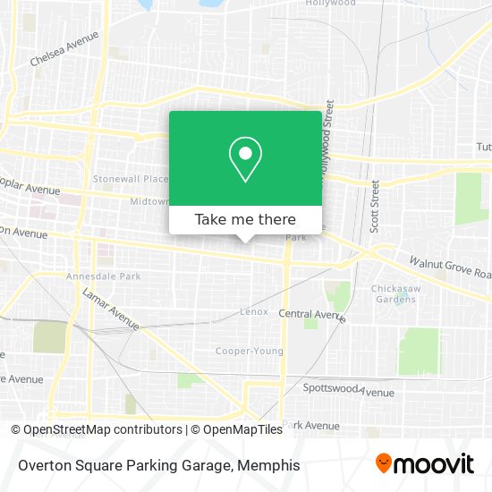 Overton Square Parking Garage map
