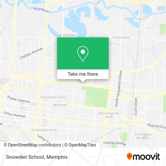 Snowden School map