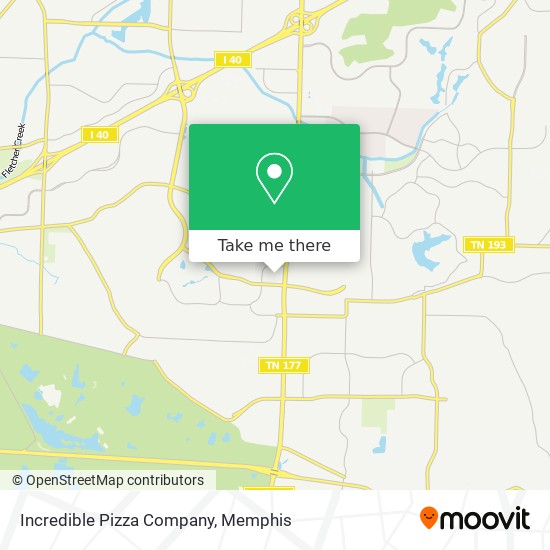 Incredible Pizza Company map