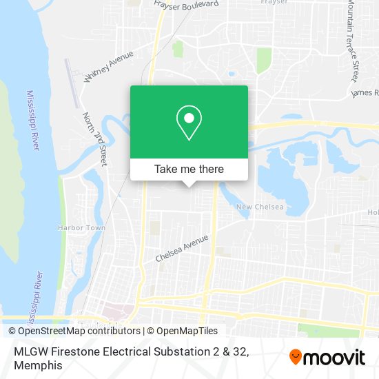 Mapa de MLGW Firestone Electrical Substation 2 & 32