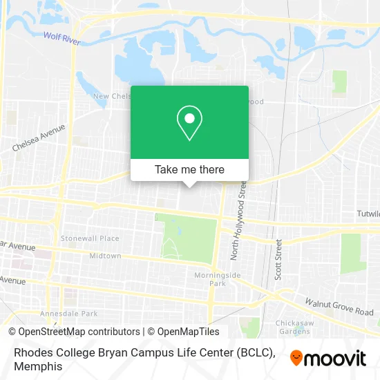 Rhodes College Bryan Campus Life Center (BCLC) map