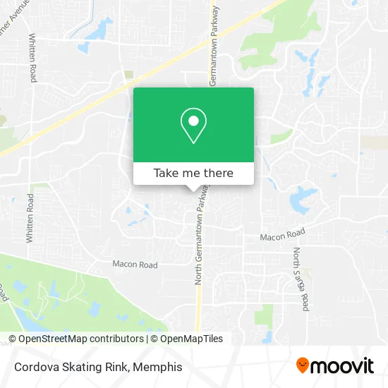 Cordova Skating Rink map