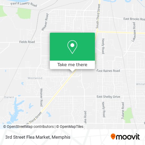 3rd Street Flea Market map