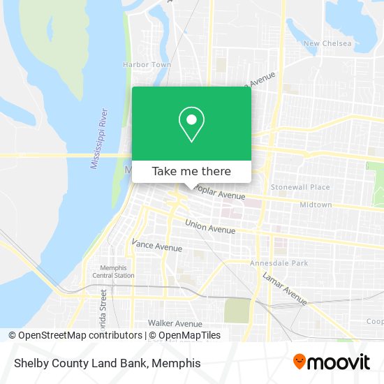 Shelby County Land Bank map