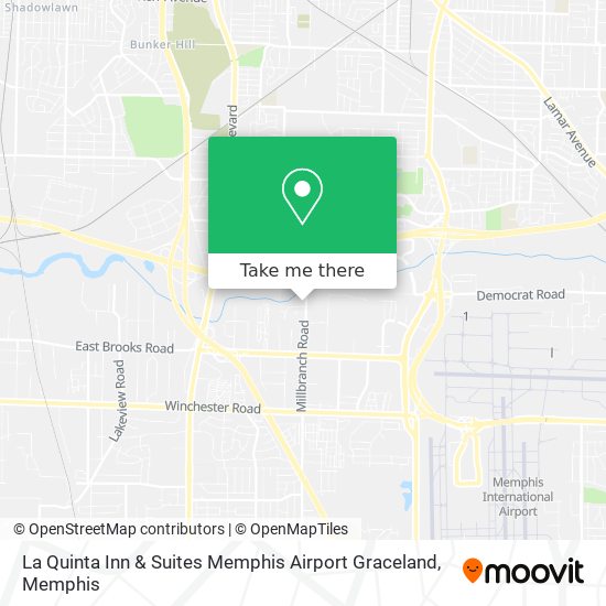 La Quinta Inn & Suites Memphis Airport Graceland map