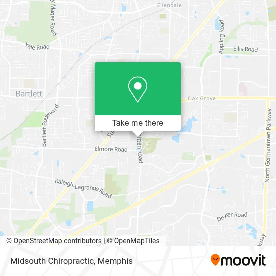 Midsouth Chiropractic map