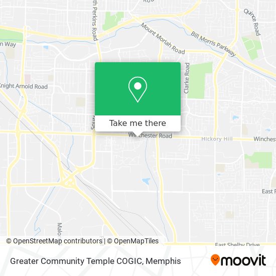 Mapa de Greater Community Temple COGIC