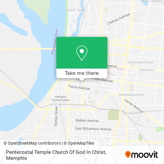 Pentecostal Temple Church Of God In Christ map