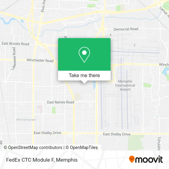 Mapa de FedEx CTC Module F
