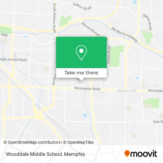 Mapa de Wooddale Middle School