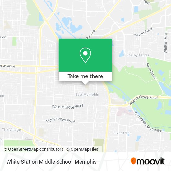 Mapa de White Station Middle School