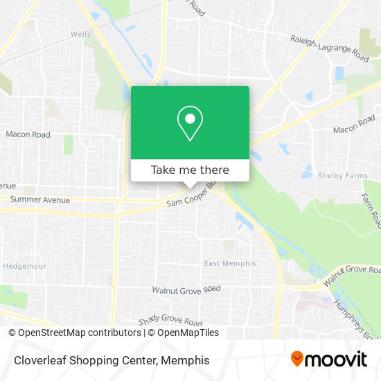 Cloverleaf Shopping Center map