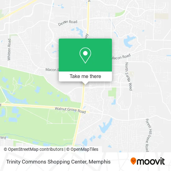 Trinity Commons Shopping Center map