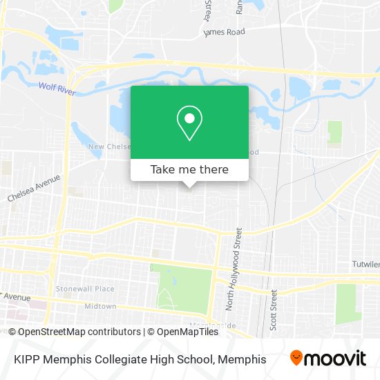 Mapa de KIPP Memphis Collegiate High School
