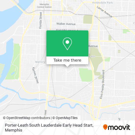 Porter-Leath South Lauderdale Early Head Start map