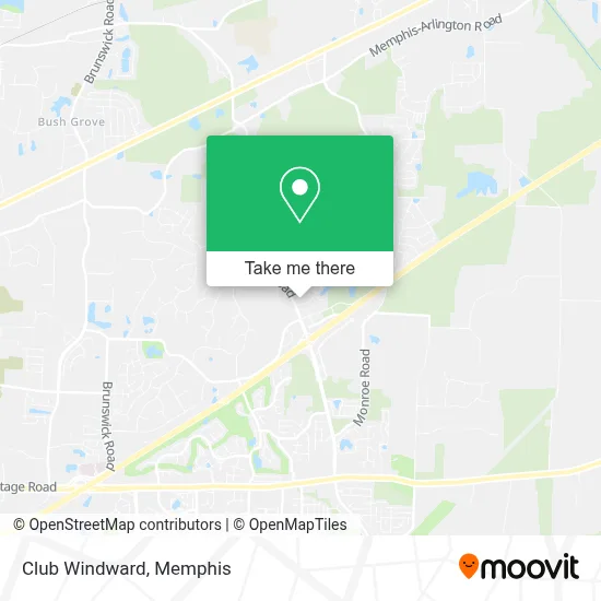 Club Windward map