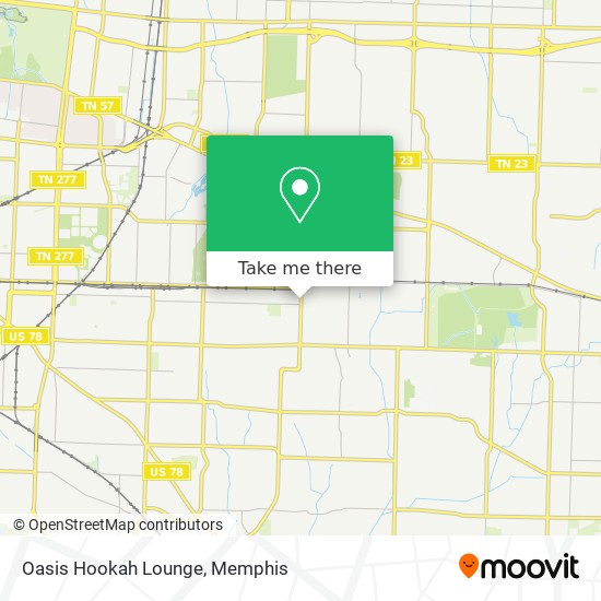 Oasis Hookah Lounge map
