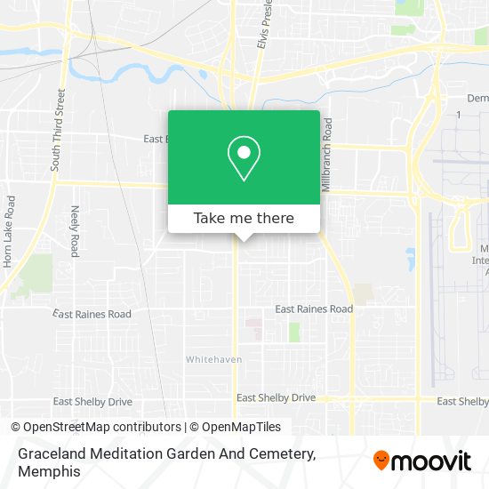 Mapa de Graceland Meditation Garden And Cemetery