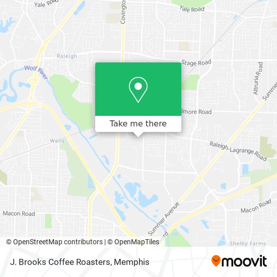 Mapa de J. Brooks Coffee Roasters