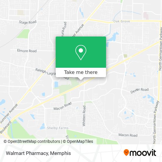 Mapa de Walmart Pharmacy