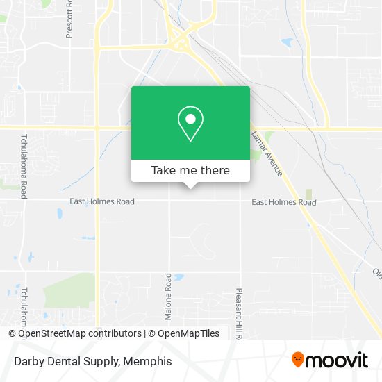 Darby Dental Supply map