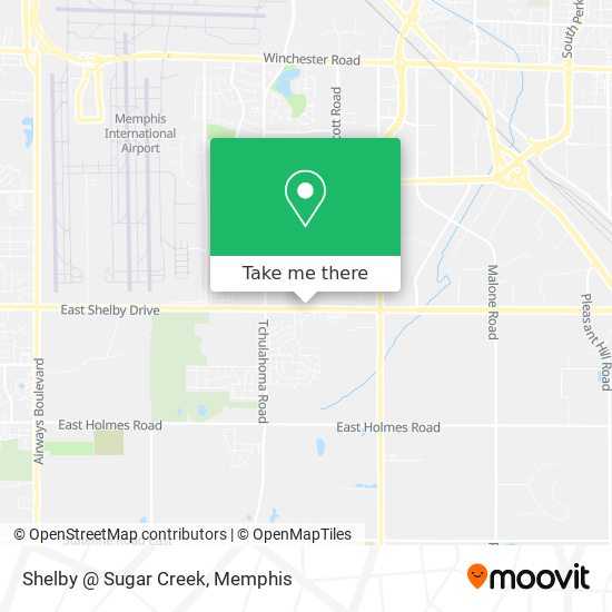 Shelby @ Sugar Creek map