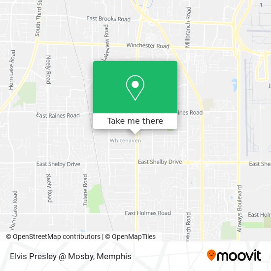Elvis Presley @ Mosby map